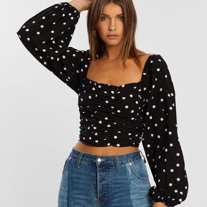 Atmos & Here Balloon Sleeve Beth Top